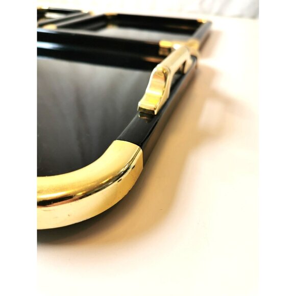 Serving Trays Nesting trio from the 1970s Hollywood Regency Style Made in Japan - Picture 5 of 10